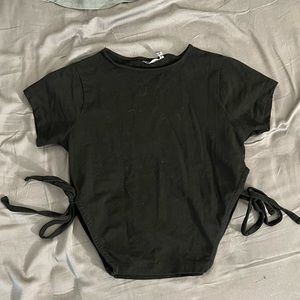 [asos] side tie shirt